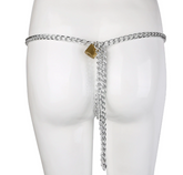 T-shaped chastity belt is used for abstaining, preventing infidelity and locking the penis